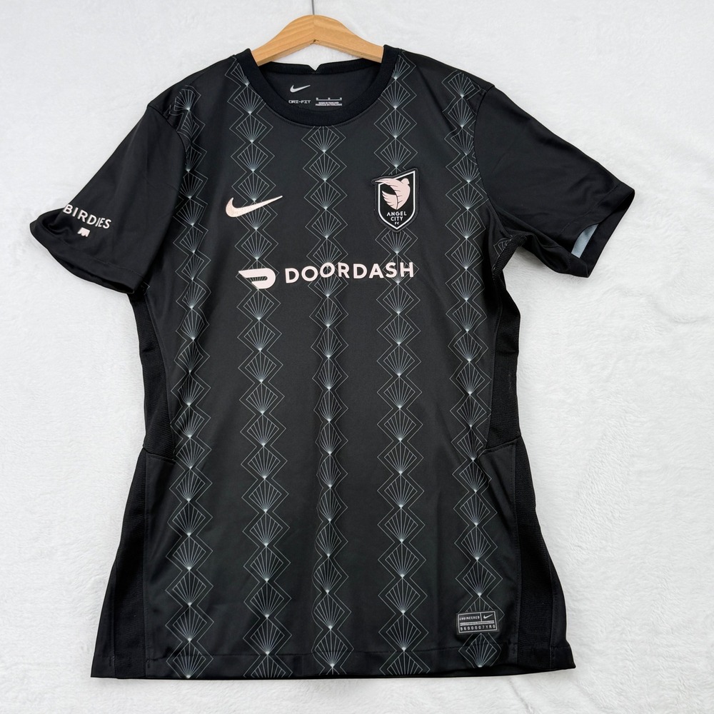 Nike Angel City FC Julie Ertz #8 Jersey Womens Medium Black Excellent Dri-FIT